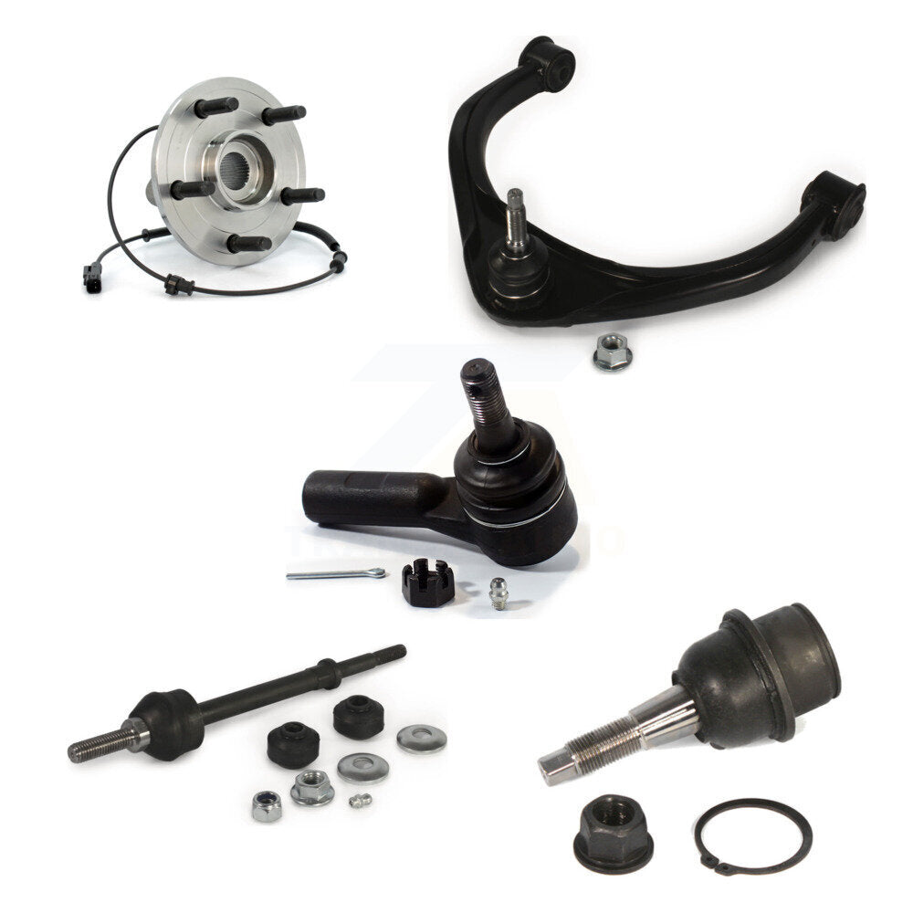 Upper Control Arm Lower Ball Joint Outer Tie Rod Link Front Right Kit For Dodge
