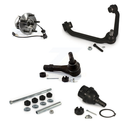 Hub Upper Arm Lower Ball Joint Outer Tie Rod Link Front Right Kit (5Pc) For Ford
