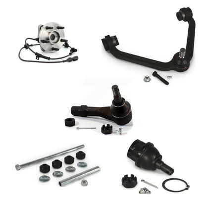 Hub Upper Arm Lower Ball Joint Outer Tie Rod Link Front Right Kit (5Pc) For Ford
