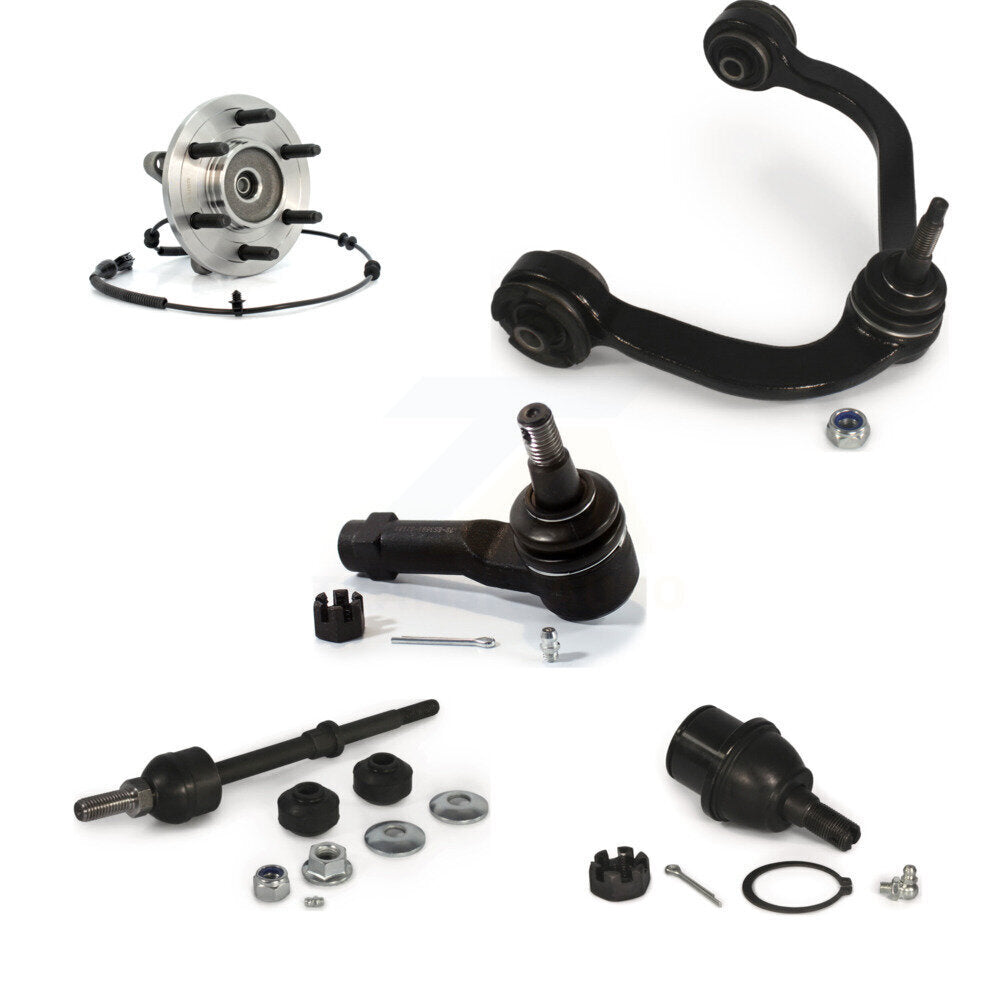 Bearing Upper Arm Lower Ball Joint Outer Tie Rod Link Front Left Kit For Ford LT