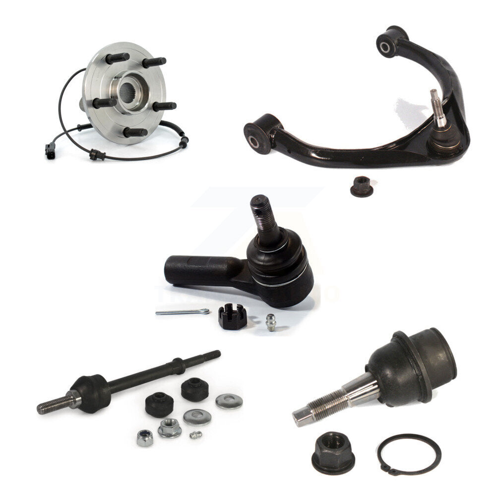 Bearing Upper Arm Lower Ball Joint Outer Tie Rod & Link Front Left Kit For Dodge