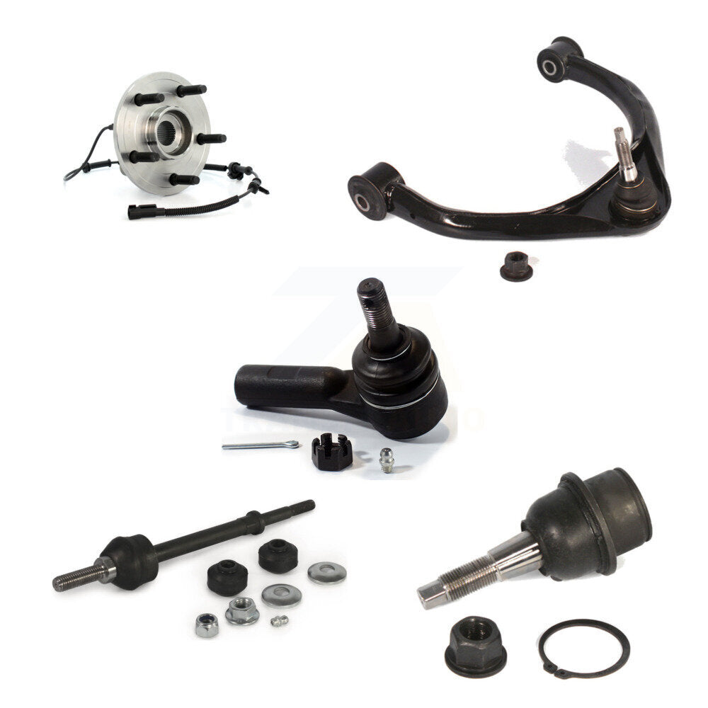 Bearing Upper Control Arm Lower Ball Joint Outer Tie Rod Link Front Left Kit For