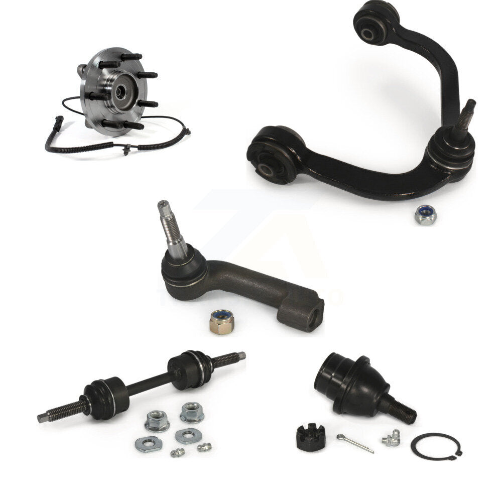 Bearing Upper Control Arm Lower Ball Joint Outer Tie Rod Link Front Left Kit For