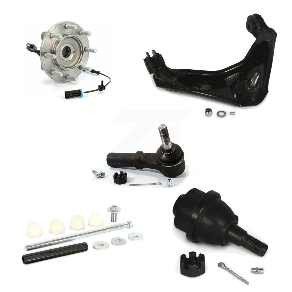 Bearing Upper Arm Lower Ball Joint Outer Tie Rod Link Front Kit (5Pc) For GMC HD