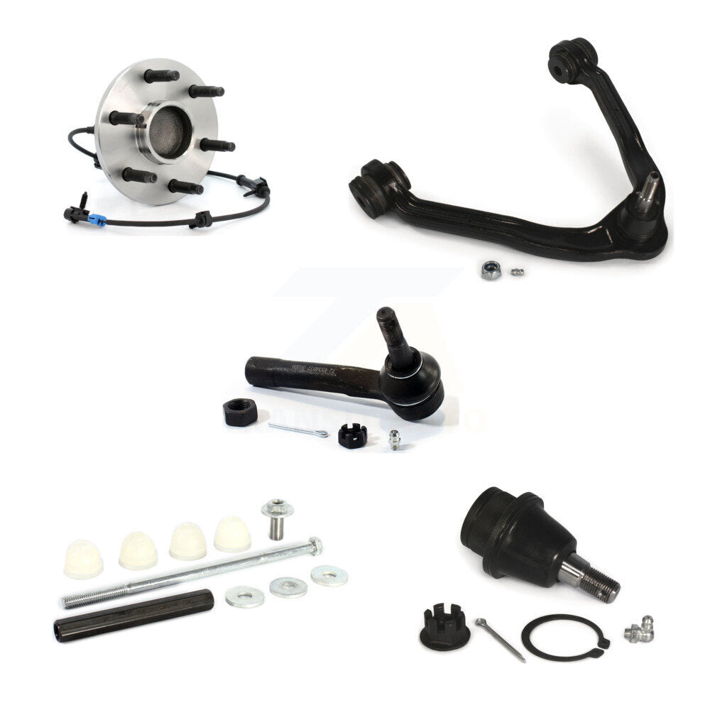 Bearing Upper Arm Lower Ball Joint Outer Tie Rod Link Front Kit (5Pc) For GMC XL