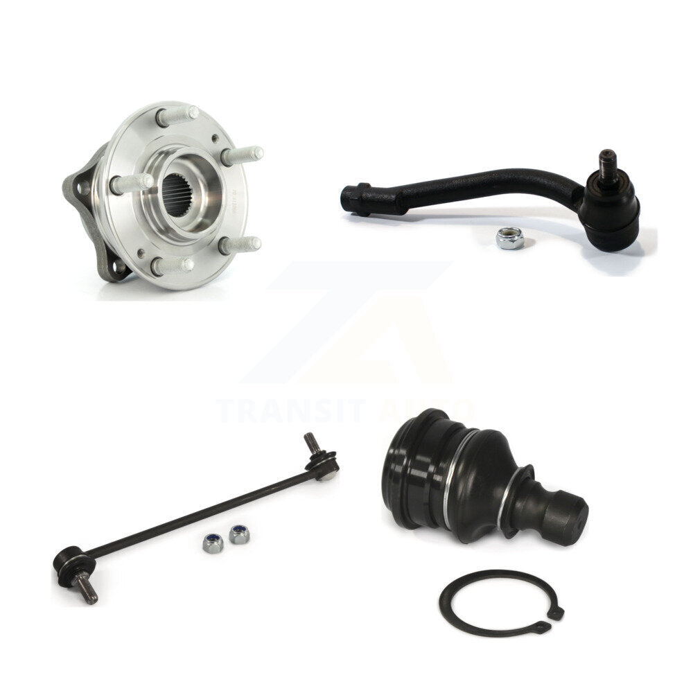 Bearing Lower Ball Joint Outer Tie Rod Link Front Right Kit For Hyundai Santa Fe