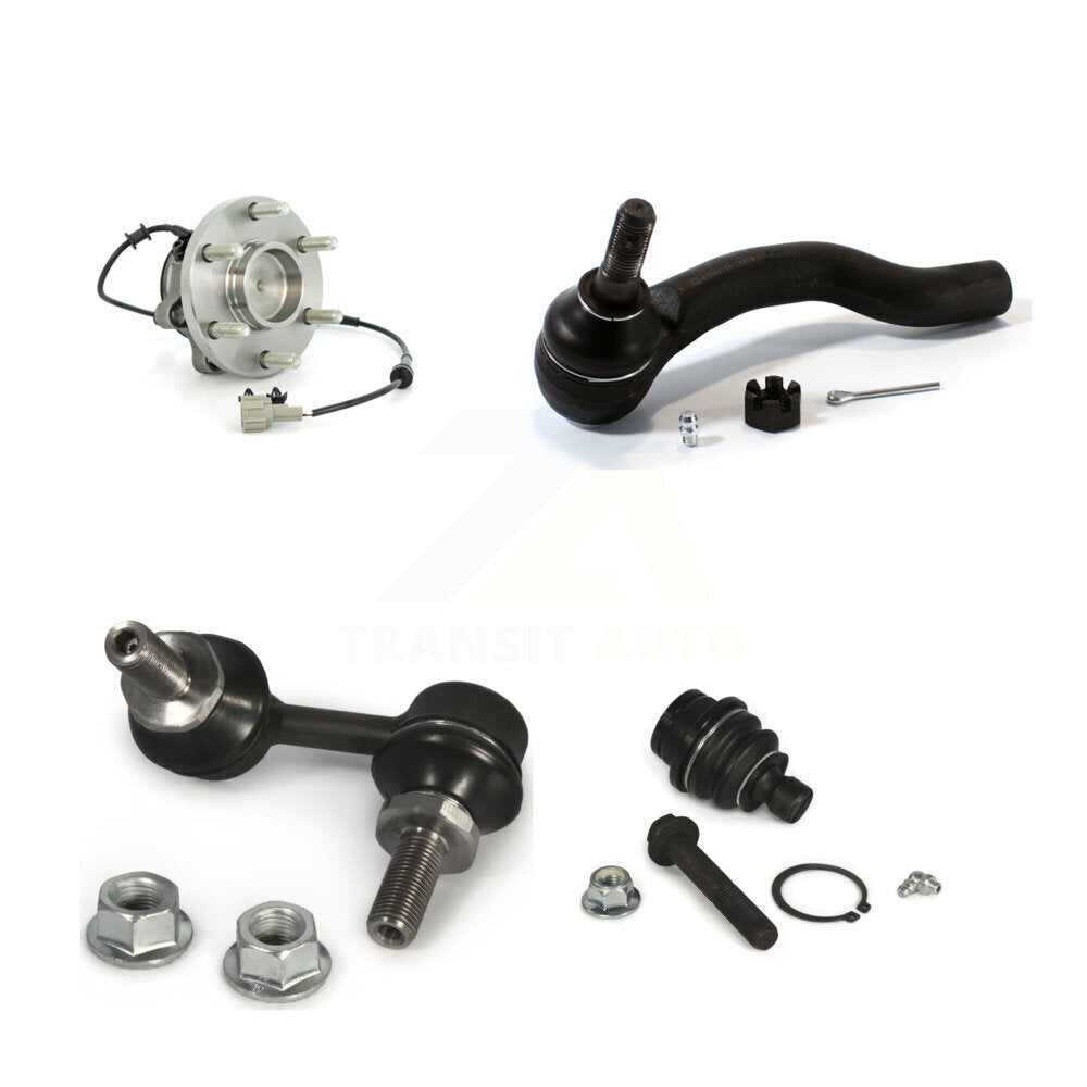Bearing Lower Ball Joint Outer Tie Rod Link Front Right Kit For Nissan Frontier