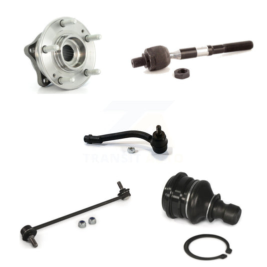 Bearing Lower Ball Joint Tie Rod Link Front Right Kit (5Pc) For Hyundai Santa Fe