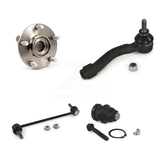 Bearing Lower Ball Joint Outer Tie Rod & Link Front Right Kit For Nissan Sentra