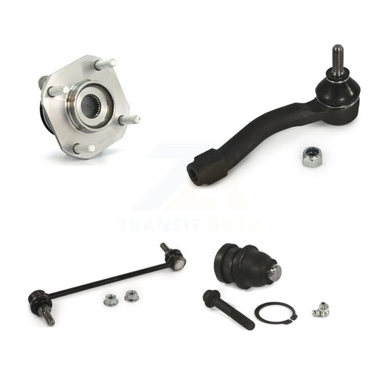 Bearing Lower Ball Joint Outer Tie Rod & Link Front Right Kit For Nissan Sentra