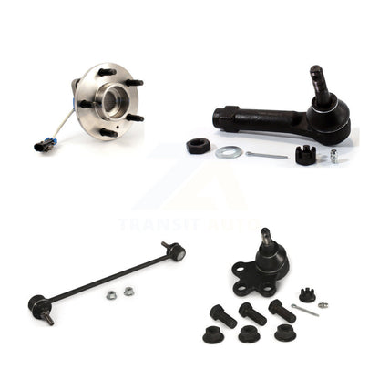 Hub Bearing Lower Ball Joint Outer Tie Rod & Link Front Kit For Pontiac Montana