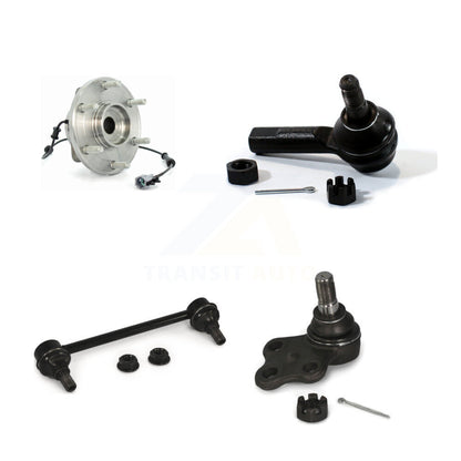 Hub Bearing Lower Ball Joint Outer Tie Rod Link Front Kit For Nissan Pathfinder