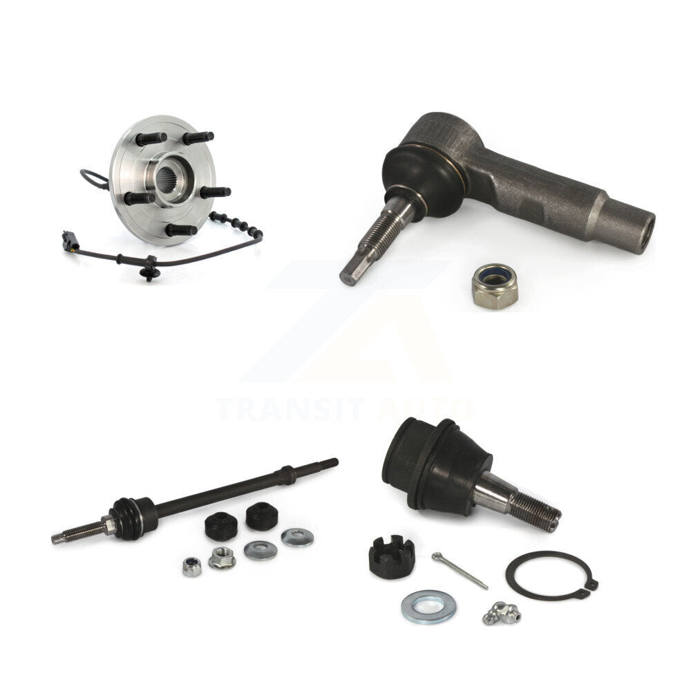 Hub Bearing Lower Ball Joint Outer Tie Rod End Link Front Kit For Dodge Ram 1500