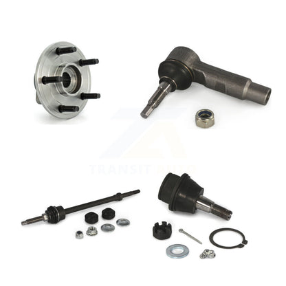 Hub Bearing Lower Ball Joint Outer Tie Rod End Link Front Kit For Dodge Ram 1500
