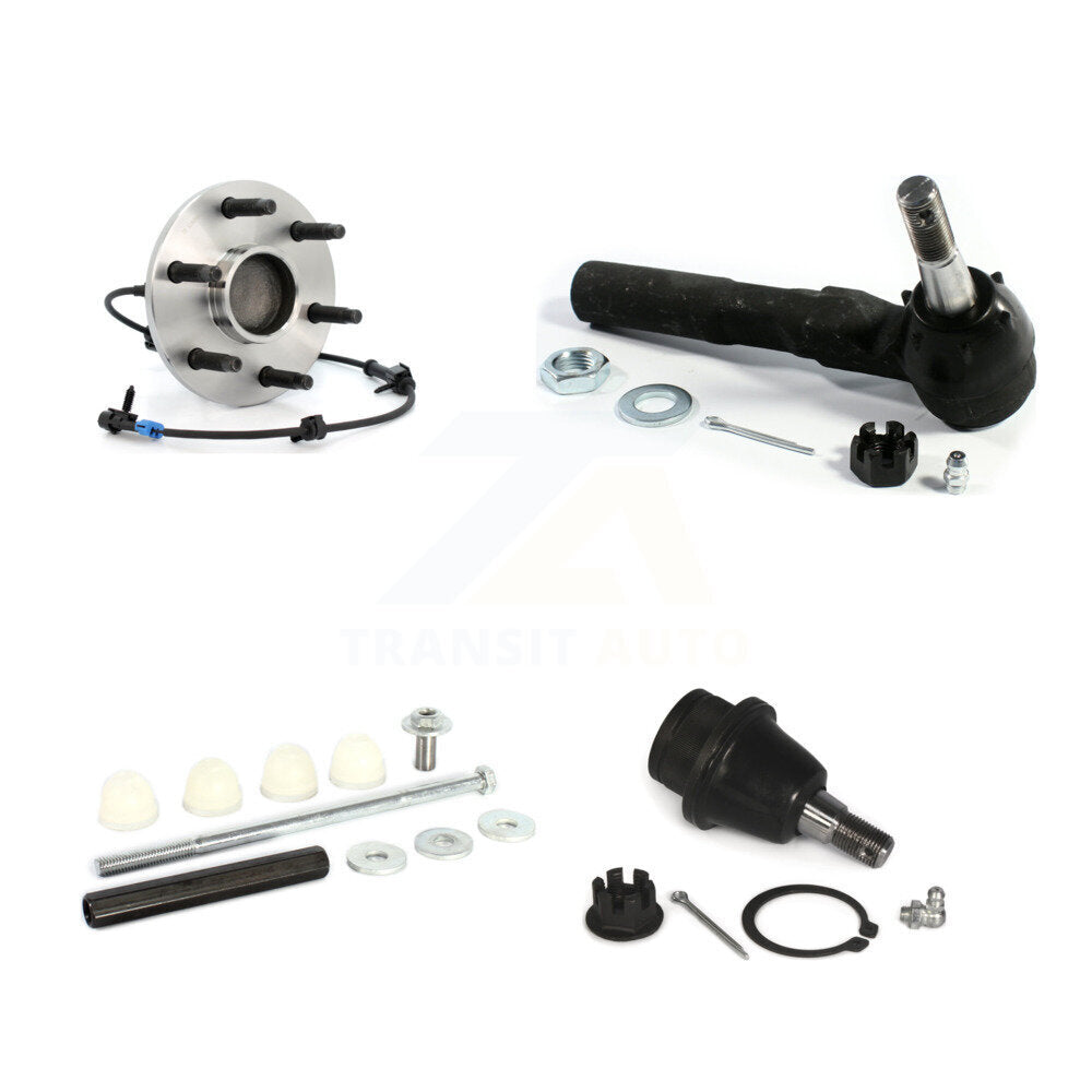 Hub Bearing Lower Ball Joint Outer Tie Rod Link Front Kit For Chevrolet GMC 1500
