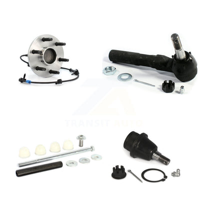 Hub Bearing Lower Ball Joint Outer Tie Rod Link Front Kit For Chevrolet GMC 1500
