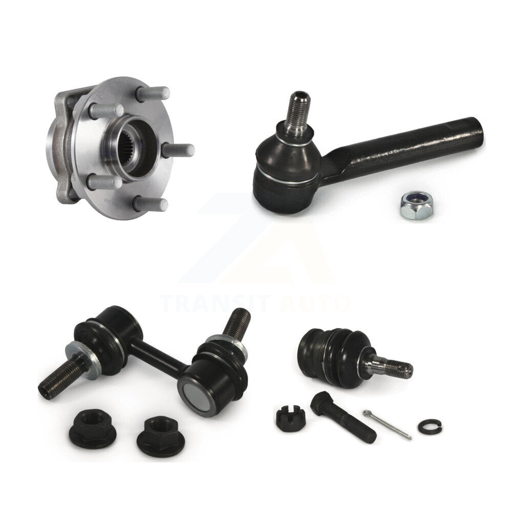 Hub Bearing Lower Ball Joint Outer Tie Rod Link Front Kit For Subaru Forester XV