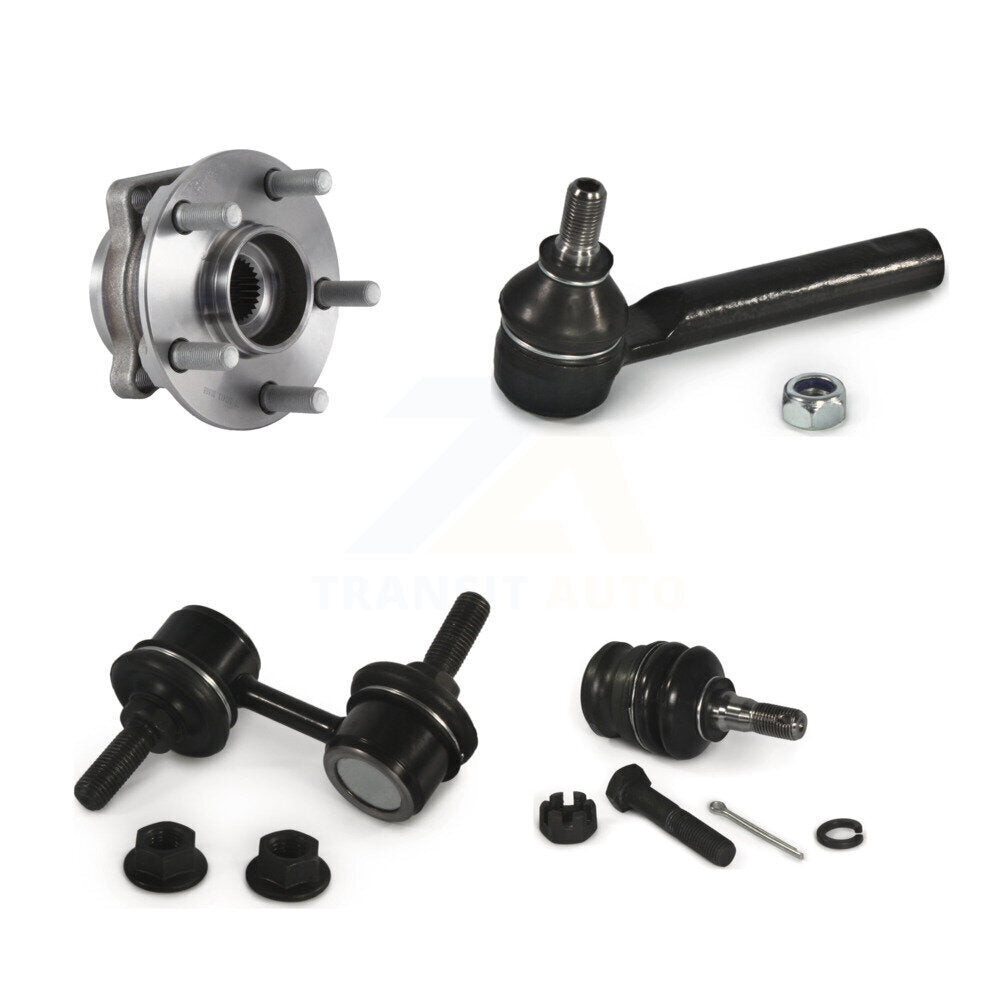 Hub Bearing Lower Ball Joint Outer Tie Rod End Link Front Kit For Subaru Impreza