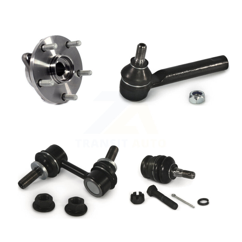 Hub Bearing Lower Ball Joint Outer Tie Rod End Link Front Kit For Subaru WRX STI