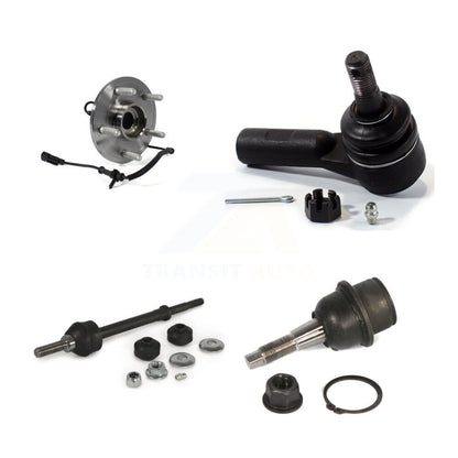 Hub Bearing Lower Ball Joint Outer Tie Rod Link Front Kit For 2012 Ram 1500 4WD