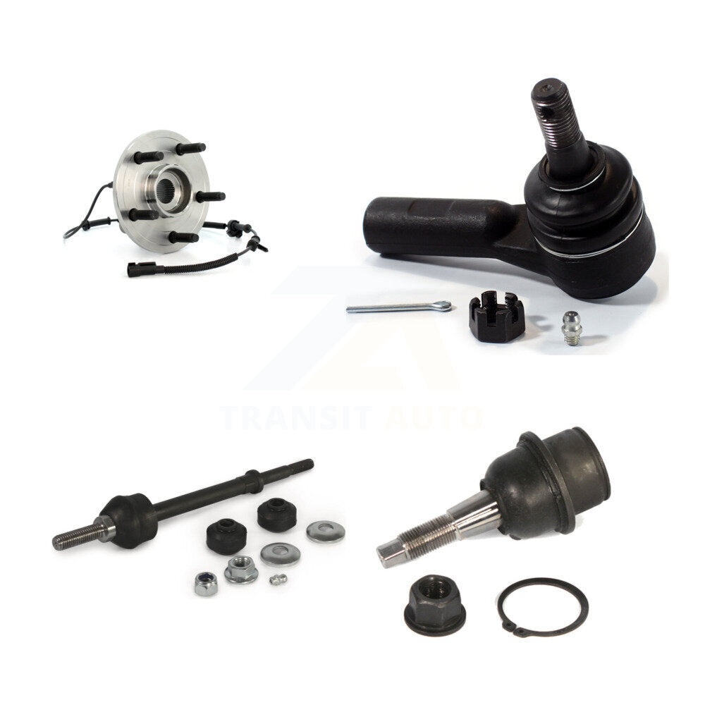 Hub Bearing Lower Ball Joint Outer Tie Rod End Link Front Kit For Dodge Ram 1500