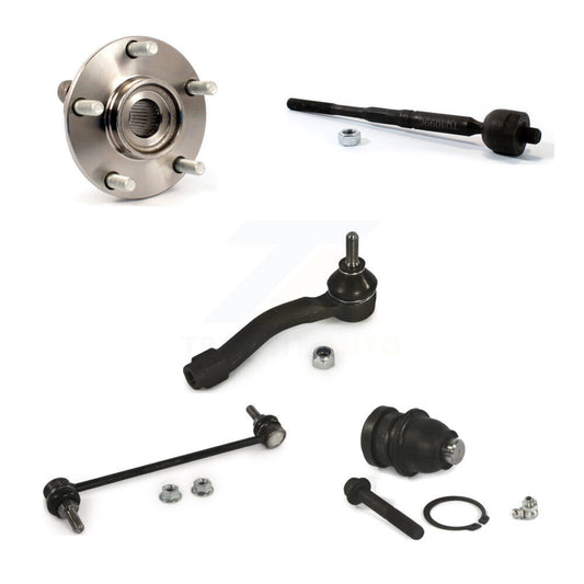 Bearing Lower Ball Joint Tie Rod & Link Front Right Kit (5Pc) For Nissan Sentra