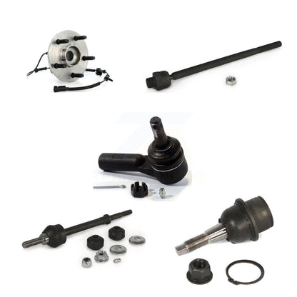 Hub Bearing Lower Ball Joint Tie Rod End Link Front Kit (5Pc) For Dodge Ram 1500