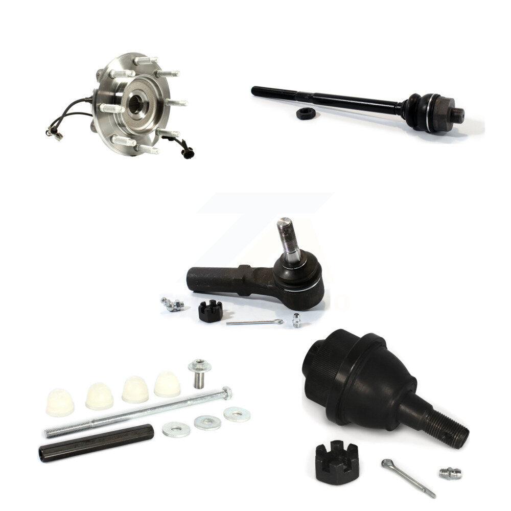 Bearing Lower Ball Joint Tie Rod & Link Front Kit (5Pc) For GMC Chevrolet Sierra