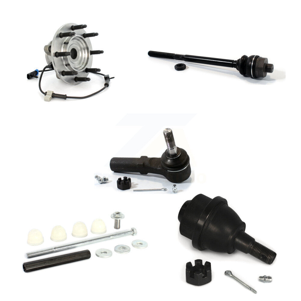Bearing Lower Ball Joint Tie Rod & Link Front Kit (5Pc) For GMC Chevrolet Sierra