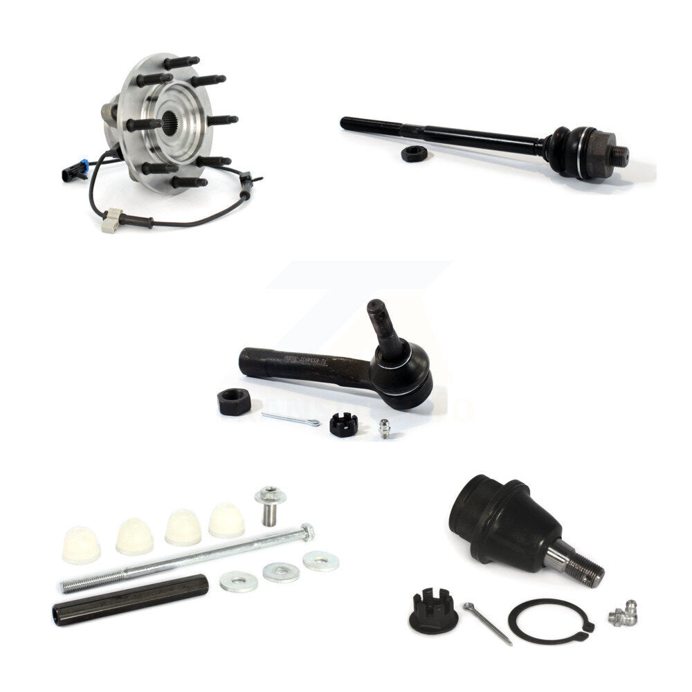 Bearing Lower Ball Joint Tie Rod & Link Front Kit (5Pc) For Chevrolet Silverado