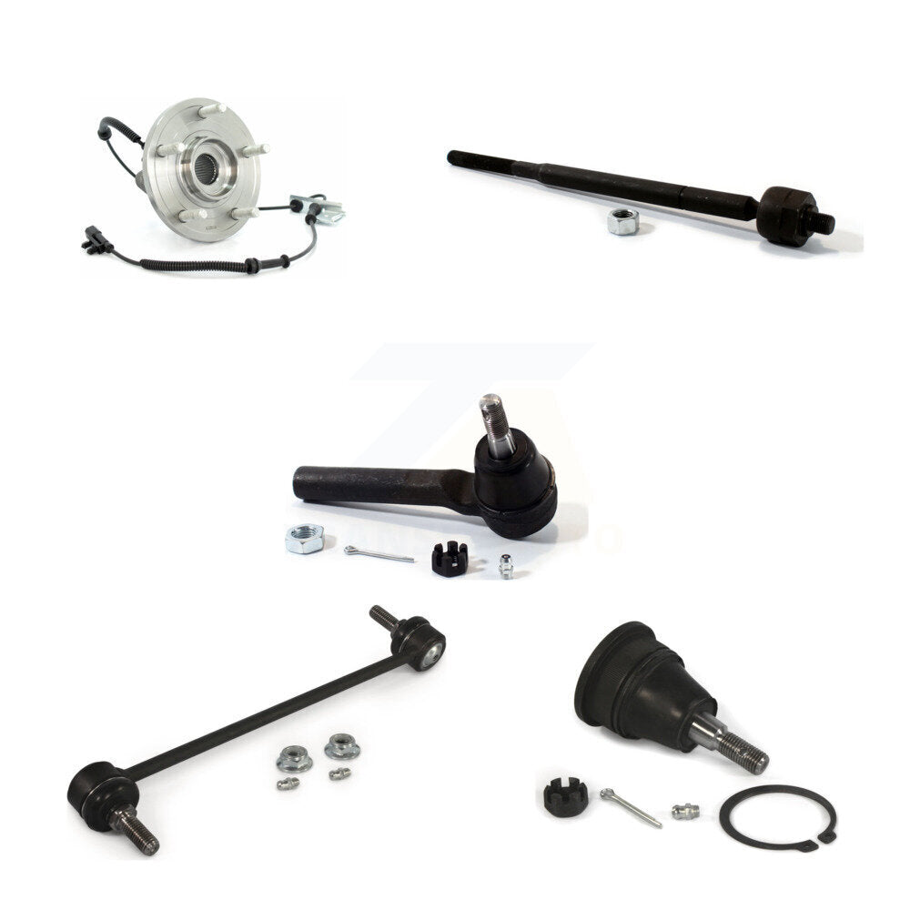 Bearing Lower Ball Joint Tie Rod Link Front Kit (5Pc) For Dodge Grand Caravan &