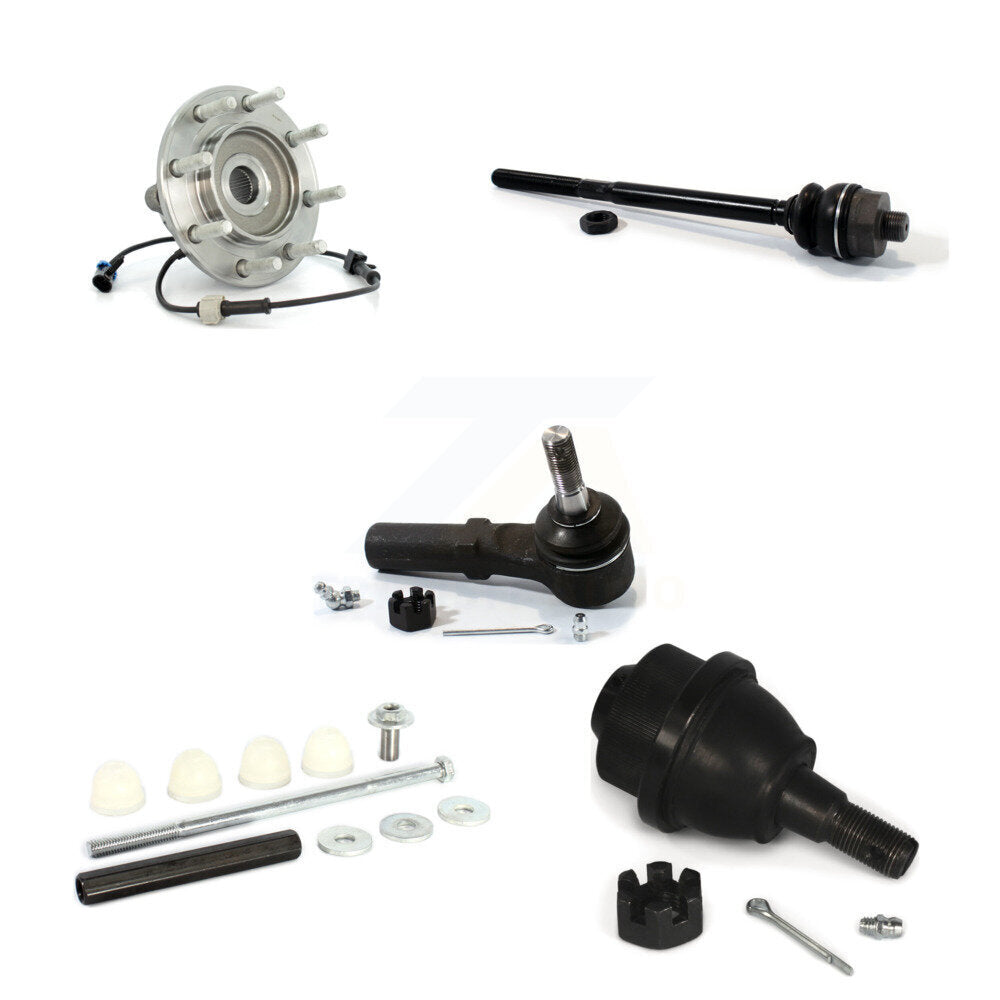 Bearing Lower Ball Joint Tie Rod & Link Front Kit (5Pc) For Chevrolet GMC Sierra