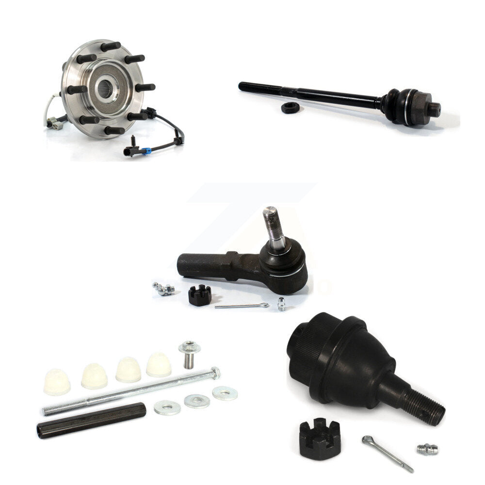 Bearing Lower Ball Joint Tie Rod & Link Front Kit (5Pc) For Chevrolet GMC Sierra