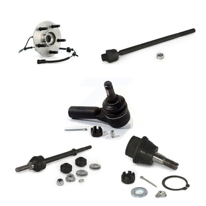 Hub Bearing Lower Ball Joint Tie Rod End Link Front Kit (5Pc) For Dodge Ram 1500