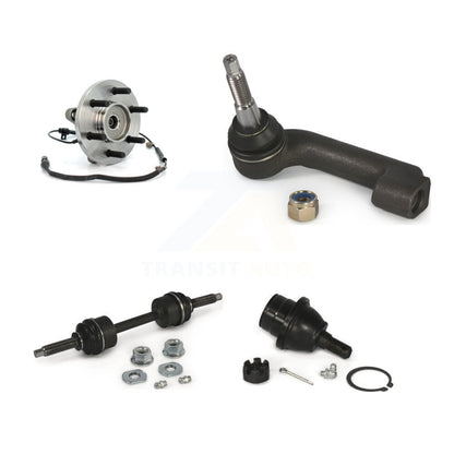 Hub Bearing Lower Ball Joint Outer Tie Rod & Link Front Left Kit For Ford F-150