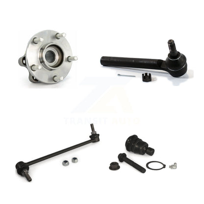 Hub Bearing Lower Ball Joint Outer Tie Rod Link Front Left Kit For Nissan Murano