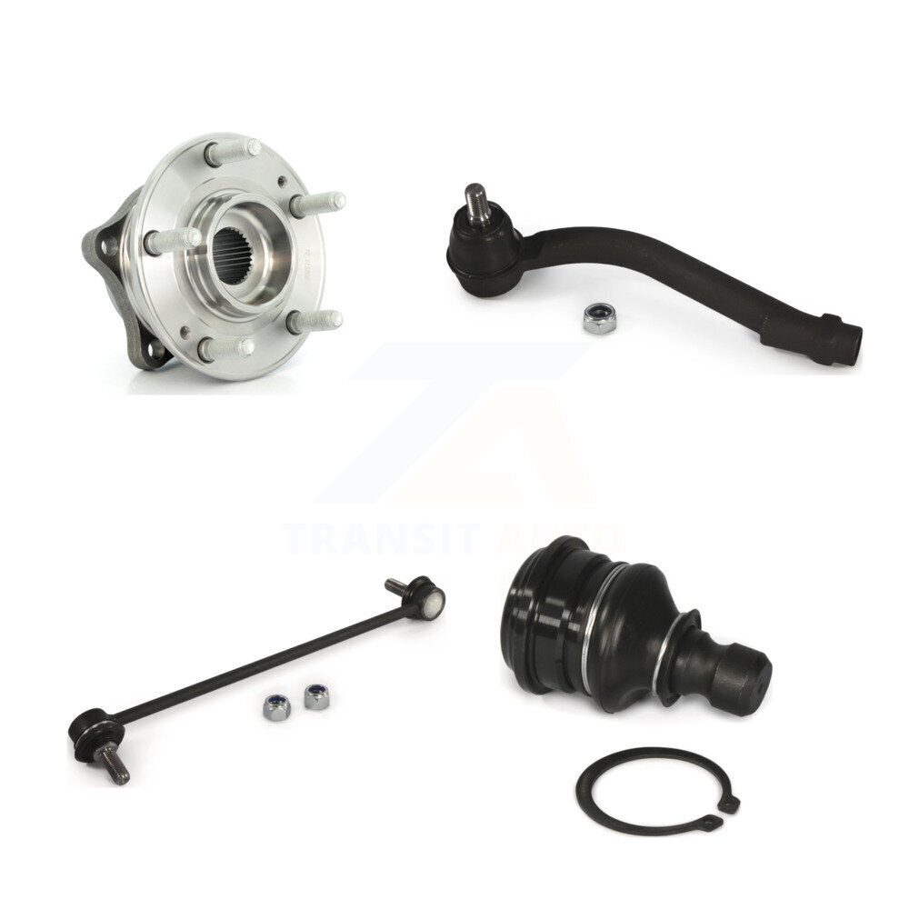 Bearing Lower Ball Joint Outer Tie Rod Link Front Left Kit For Hyundai Santa Fe