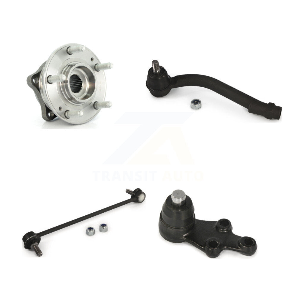 Bearing Lower Ball Joint Outer Tie Rod Link Front Left Kit For Hyundai Veracruz