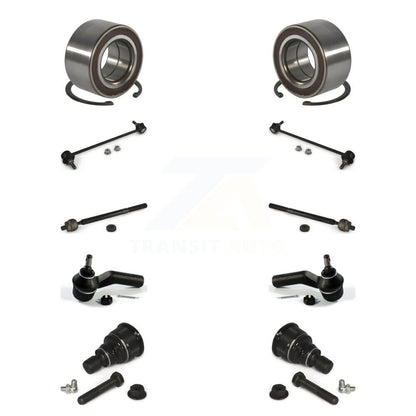 Bearing Lower Ball Joint Outer Inner Tie Rod & Link Front Kit (10Pc) For Mazda 5