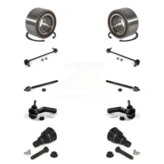 Bearing Lower Ball Joint Outer Inner Tie Rod & Link Front Kit (10Pc) For Mazda 5