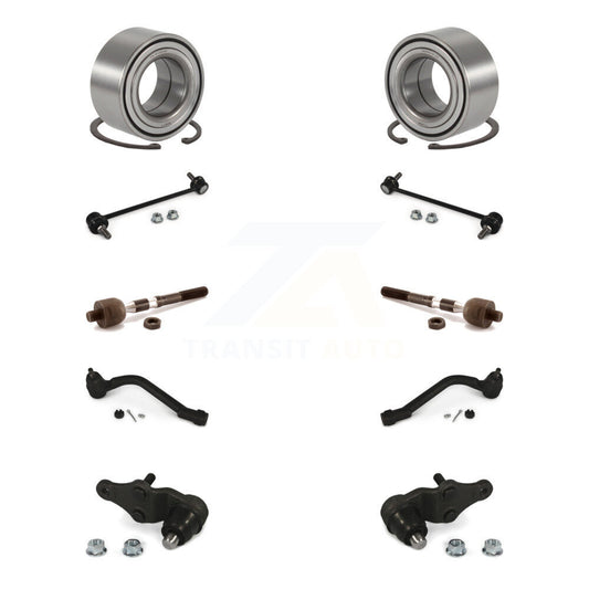 Bearing Lower Ball Joint Outer Inner Tie Rod Link Front Kit (10Pc) For Kia Azera