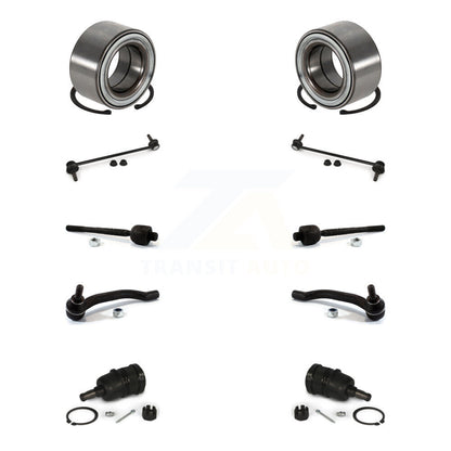 Bearing Lower Ball Joint Outer Inner Tie Rod Link Front Kit (10Pc) For Honda MDX