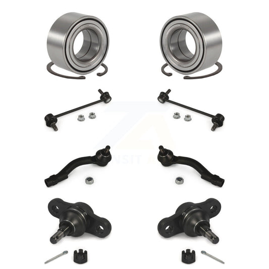 Bearing Lower Ball Joint Outer Tie Rod & Link Front Kit (8Pc) For Hyundai Tucson
