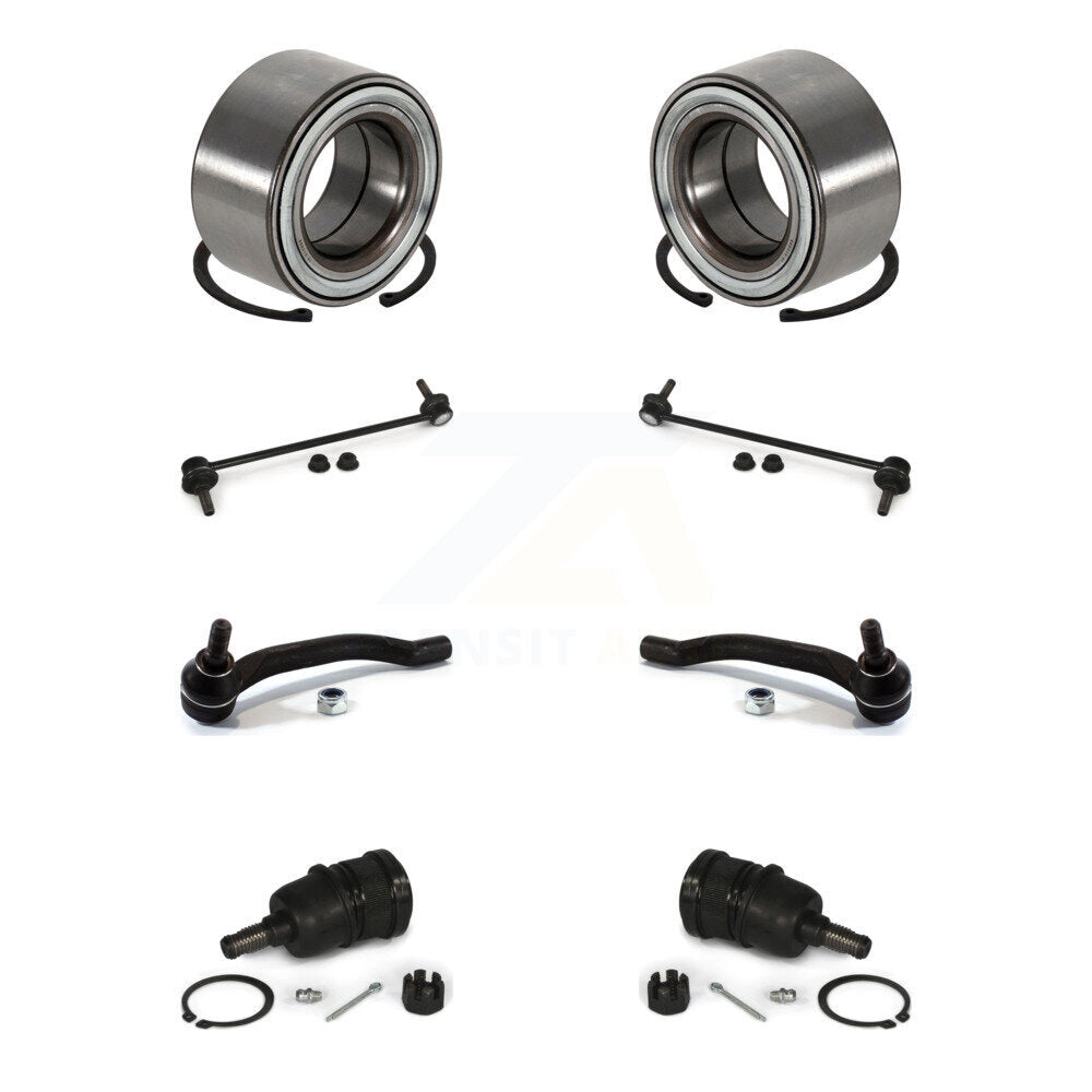 Bearing Lower Ball Joint Outer Tie Rod Link Front Kit (8Pc) For Honda Pilot MDX