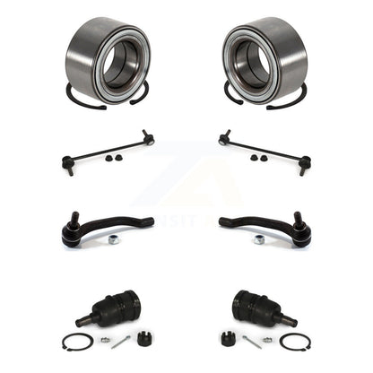 Bearing Lower Ball Joint Outer Tie Rod Link Front Kit (8Pc) For Honda Pilot MDX