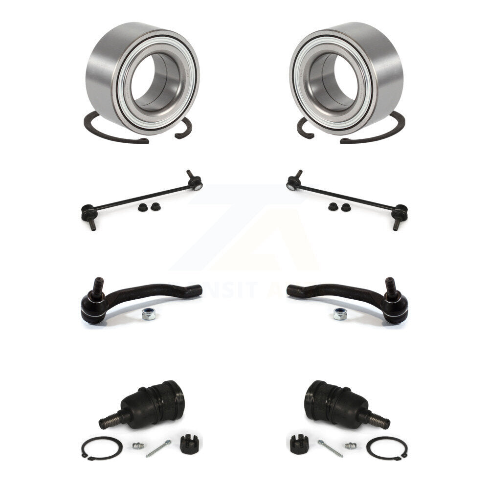 Bearing Lower Ball Joint Outer Tie Rod Link Front Kit (8Pc) For Honda Pilot MDX