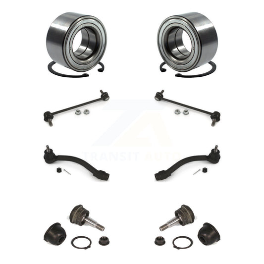 Bearing Lower Ball Joint Outer Tie Rod Link Front Kit (8Pc) For Hyundai Elantra