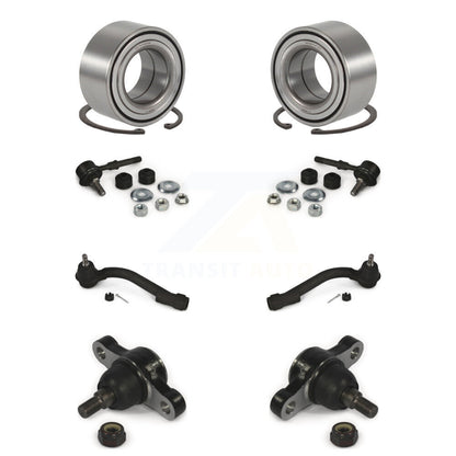 Wheel Bearing Lower Ball Joint Outer Tie Rod Link Front Kit (8Pc) For Kia Optima