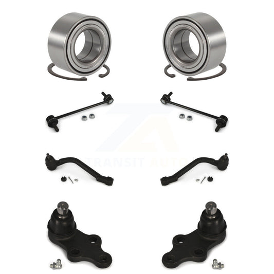 Bearing Lower Ball Joint Outer Tie Rod & Link Front Kit (8Pc) For Hyundai Tucson