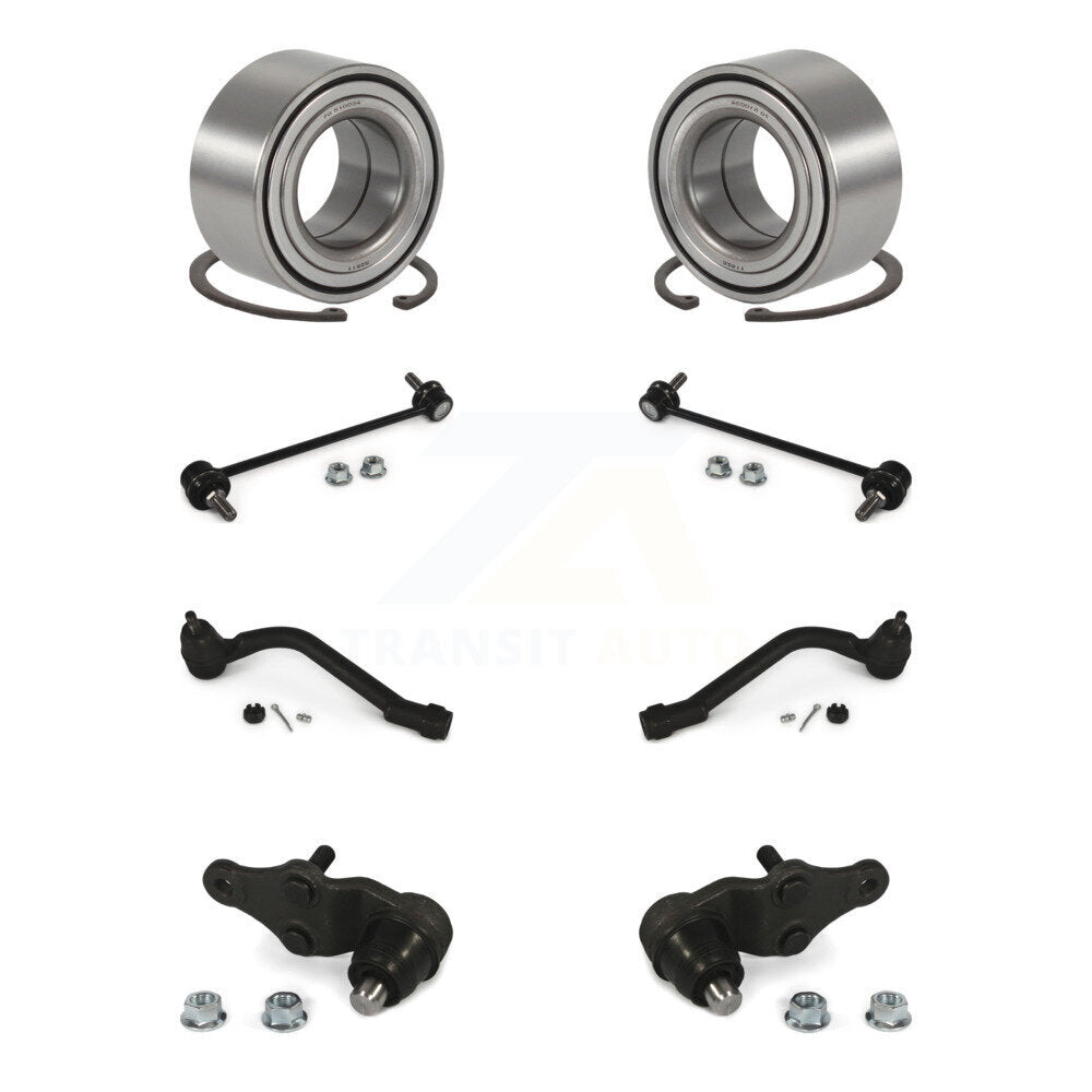 Bearing Lower Ball Joint Outer Tie Rod Link Front Kit (8Pc) For Kia Optima Azera